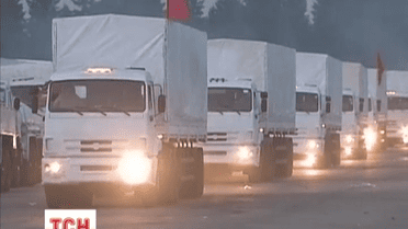 Очередной так называемый гумконвой из России привез на Донбасс военные шлемы