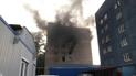 В Киеве на одном из заводов вспыхнул пожар