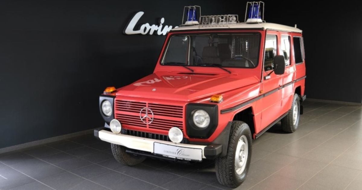 В Германии продают 37-летний пожарный "Гелендваген": фото и стоимость