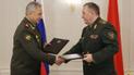 Министры обороны РФ и РБ Сергей Шойгу и Виктор Хренин подписали документы о размещении ядерного оружия/Фото: пресслужба Минобороны Беларуси
