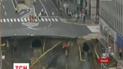 В Японии под землю ушел огромный кусок 5-полосного шоссе