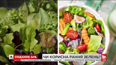 Чи корисна рання зелень - дієтолог Лора Філіппова