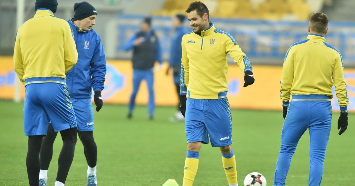 Тренування збірної України напередодні матчу зі Словаччиною / © ФФУ
