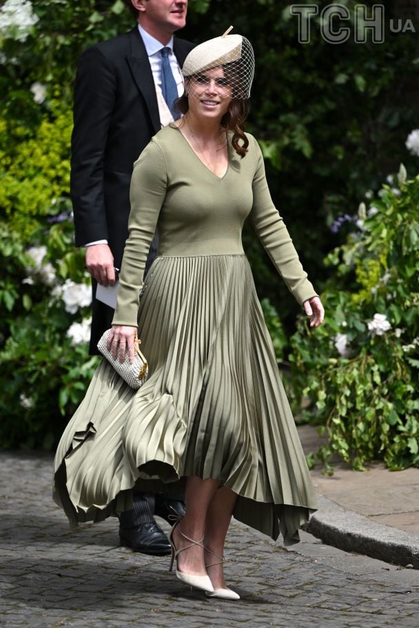 Принцесса Евгения на свадьбе Хью Гросвенора, седьмого герцога Вестминстерского и Оливии Хенсон в Честерском соборе в Честере / © Getty Images