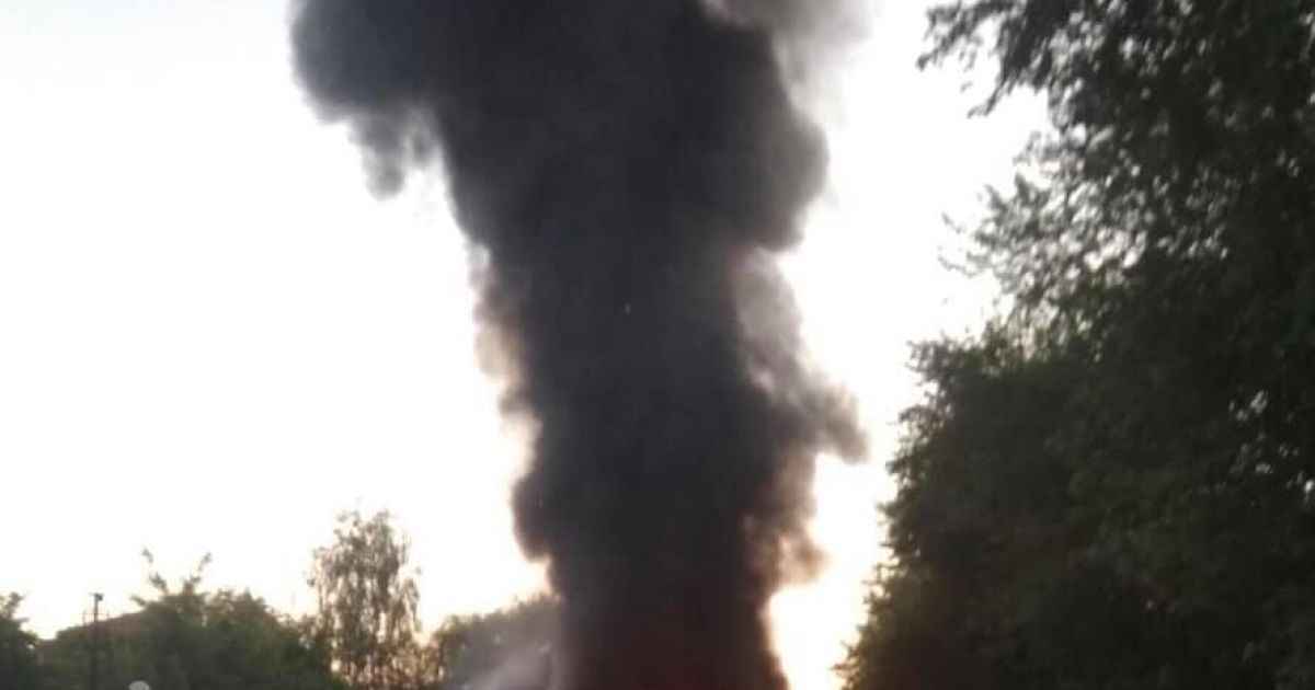 Пожежа автобуса в Червонограді / © Управление ГСЧС во Львовской области