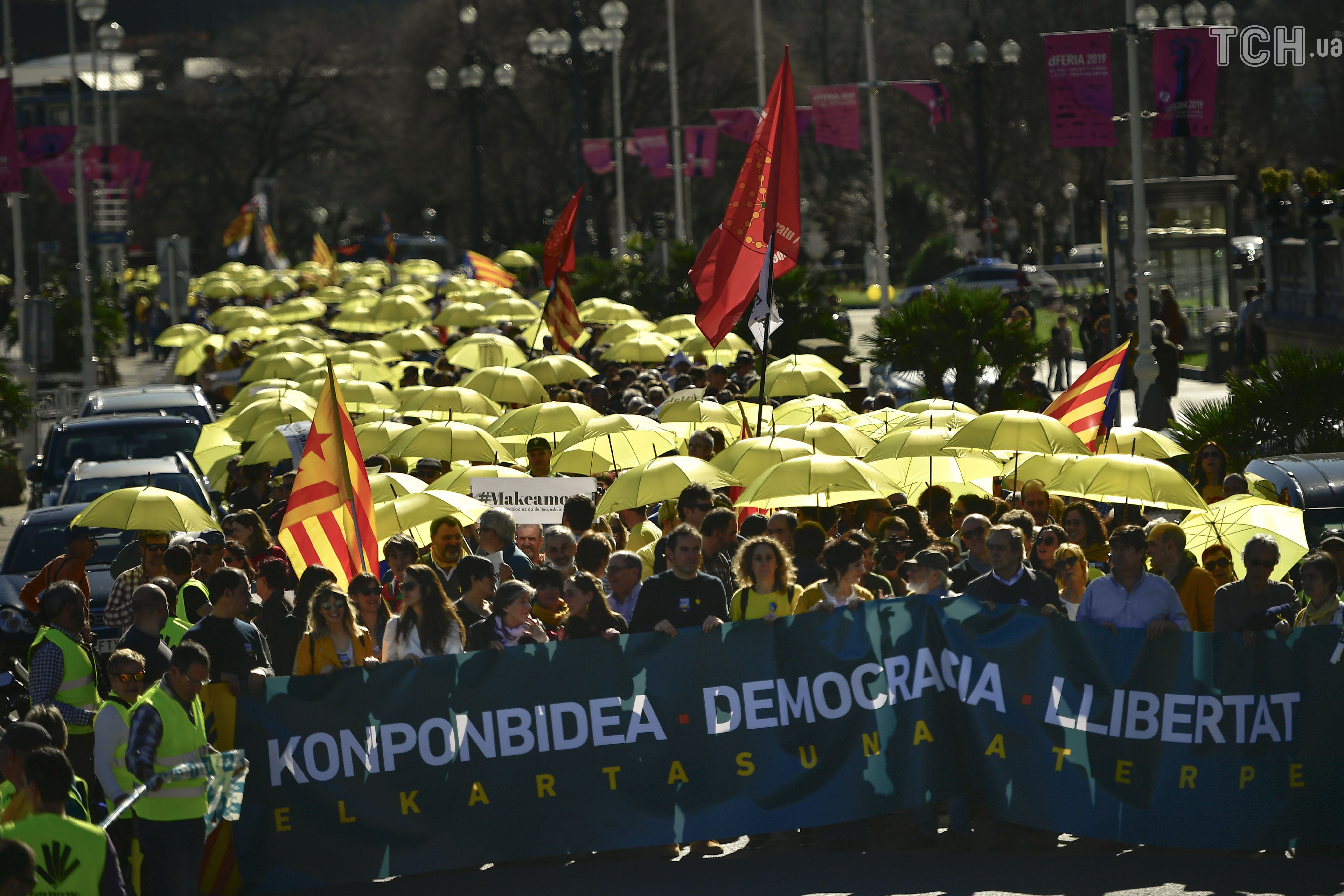 Протести у Європі, Каталонія