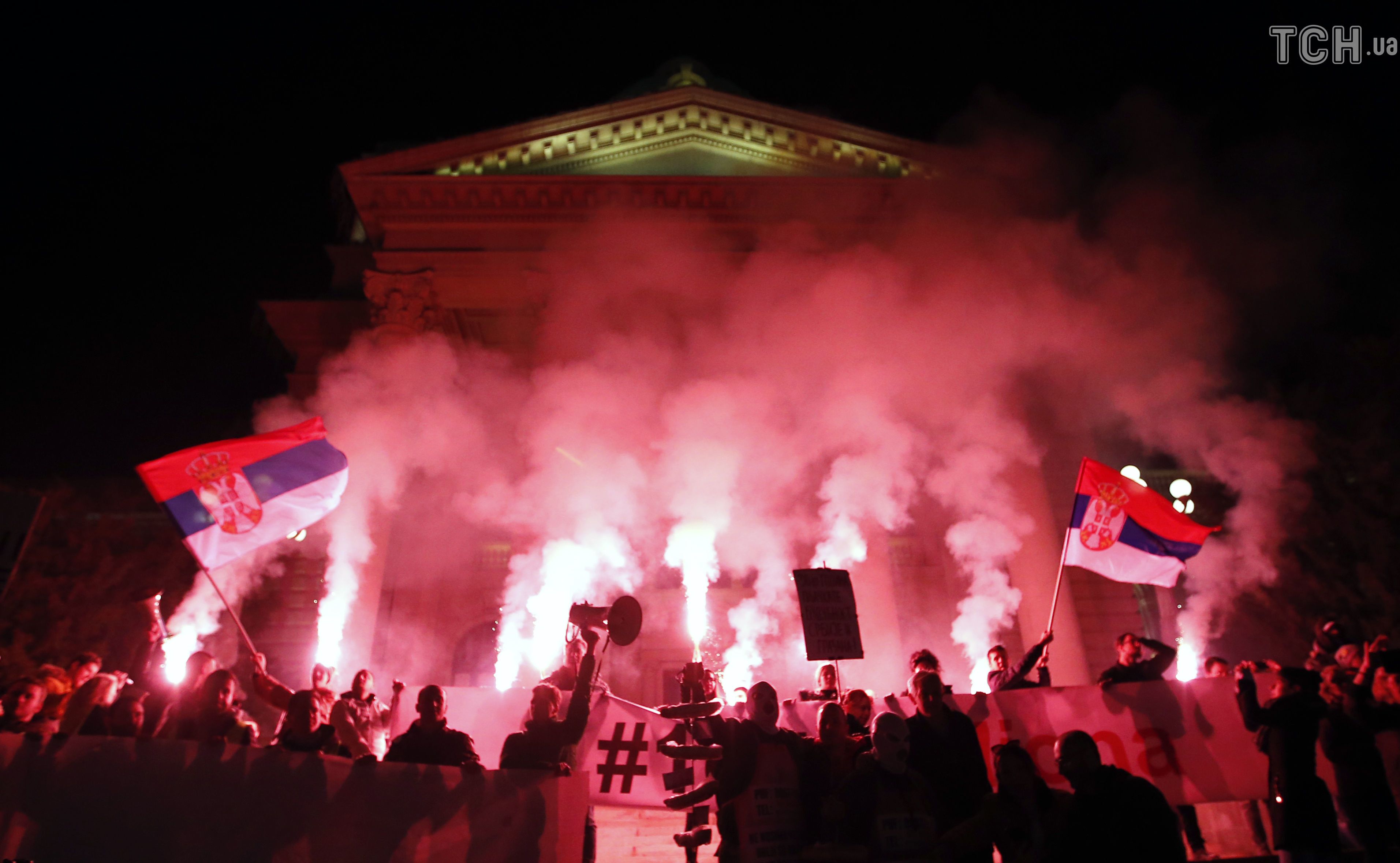 Протести у Європі, Сербія