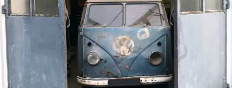 В Германии нашли фургон Volkswagen 1953 года с полицейским радаром