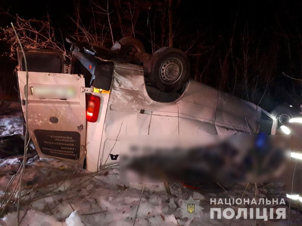 ДТП з автобусом біля Лубен 19.02.2019