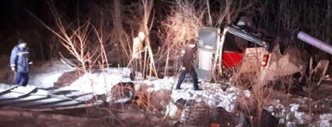 Возле Лубен произошло смертельное ДТП: автобус вылетел с трассы и перевернулся