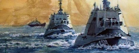 Художники намалювали захоплені росіянами українські буксири і покажуть картини у Києві