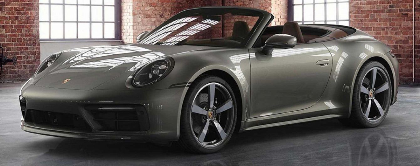 Кабриолет Porsche 911 представили в эксклюзивной отделке