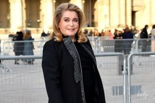 Як завжди, витончена: Катрін Деньов відвідала показ Louis Vuitton в Парижі