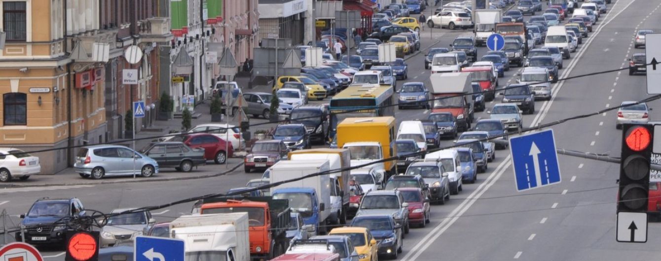 Київ опинився в десятці світових міст із найбільшими заторами