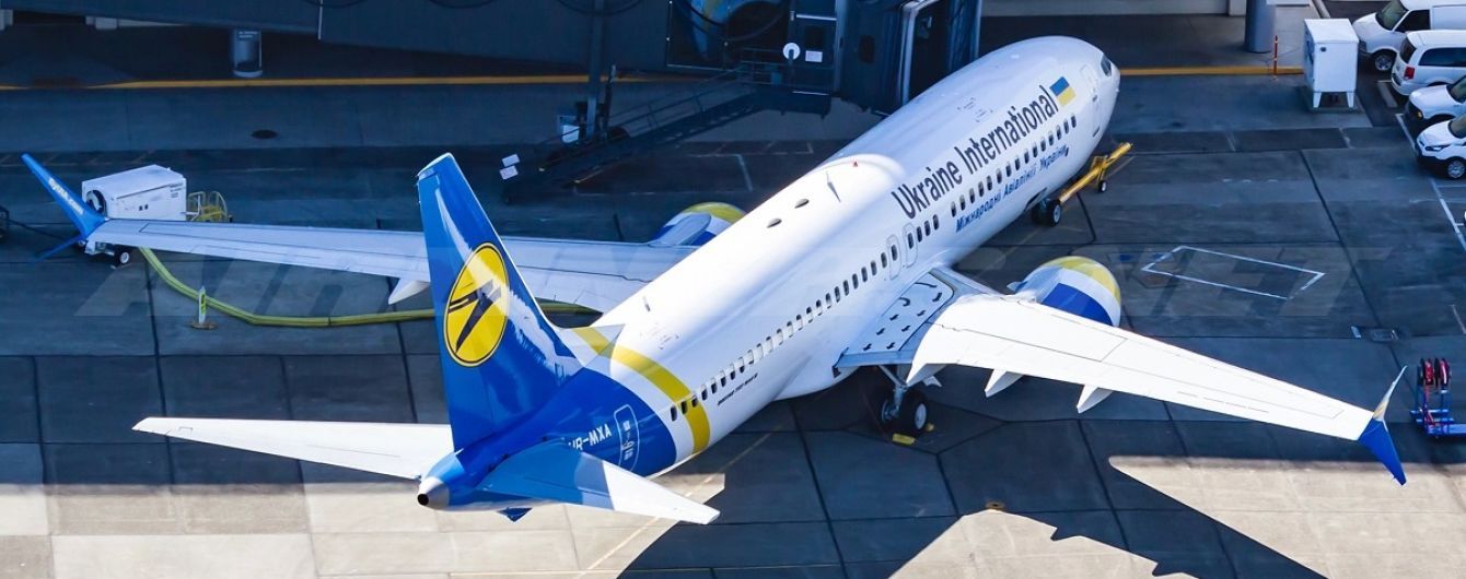 В Сети опубликовали фото первого самолета Boeing 737 MAX украинской авиакомпании