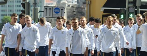 Збірна України прогулялася Лісабоном перед стартом у відборі Євро-2020