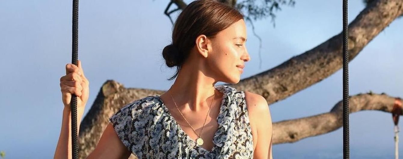 В цветочном платье: красивая Ирина Шейк на презентации коллекции H&M