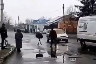 По трасі на межі Рівненщини та Хмельниччини бігає страус