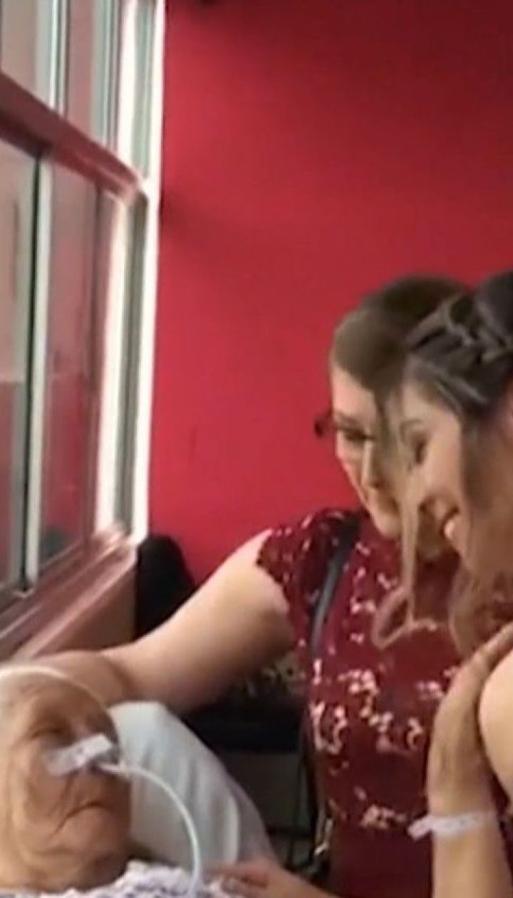 Молодята провели весілля в медзакладі, аби хвора бабуся побачила онуку