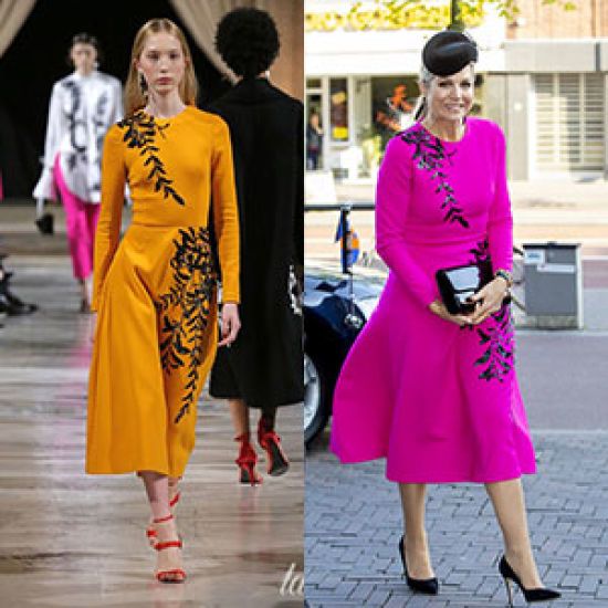 В якому кольорі сукня від Oscar de la Renta має кращий вигляд?