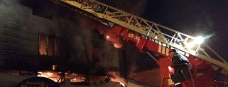У Харкові згорів комплекс із лазнями