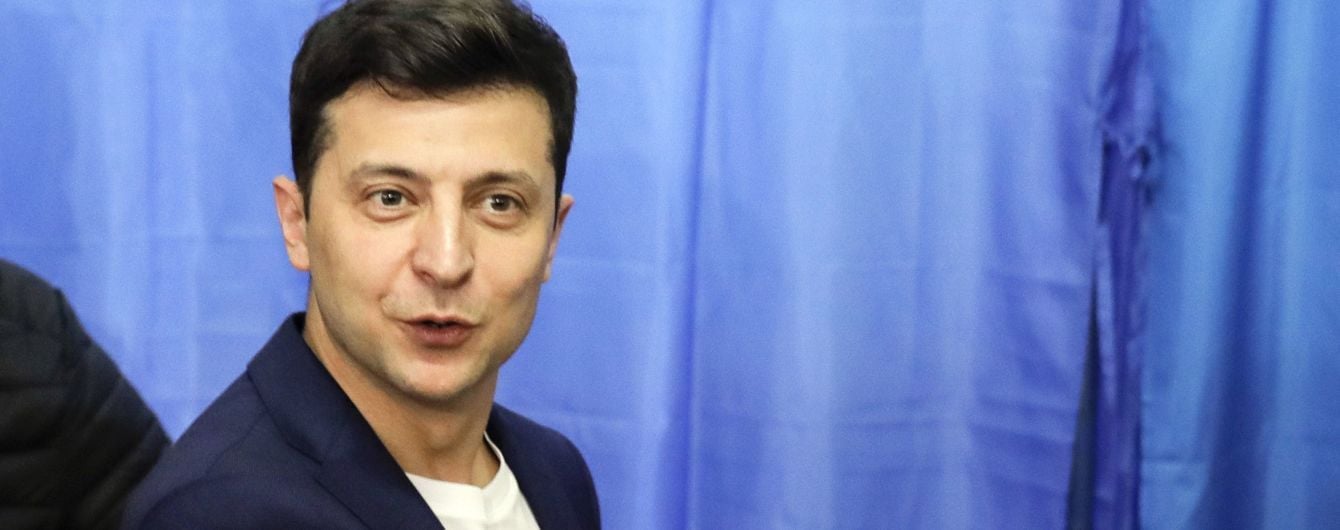 "Я обещаю, что никогда не подведу вас всех". Зеленский выступил с первой речью после экзит-полов