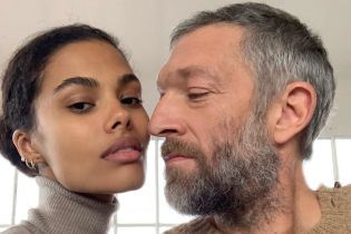 22-летняя Тина Кунаки и 52-летний Венсан Кассель стали родителями