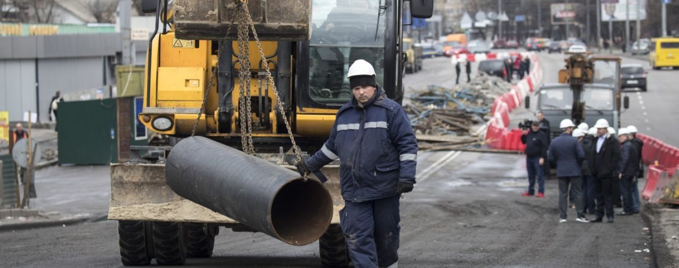 В Киеве начали возведение нового Шулявского моста