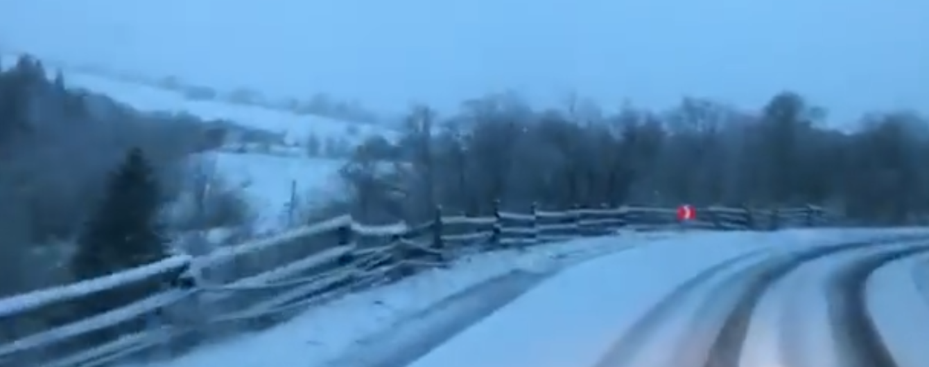 Карпаты засыпало майским снегом