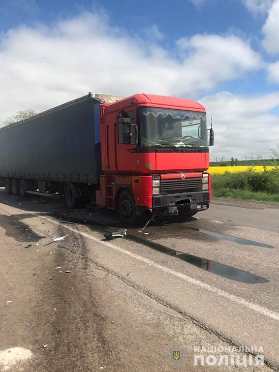 аварія, вантажівка, легковик, миколаївська область