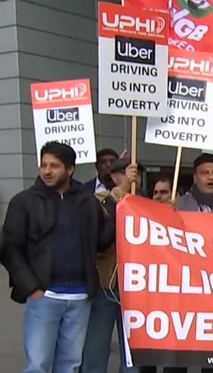В США, Великобритании и Австралии прошли акции протеста водителей Uber