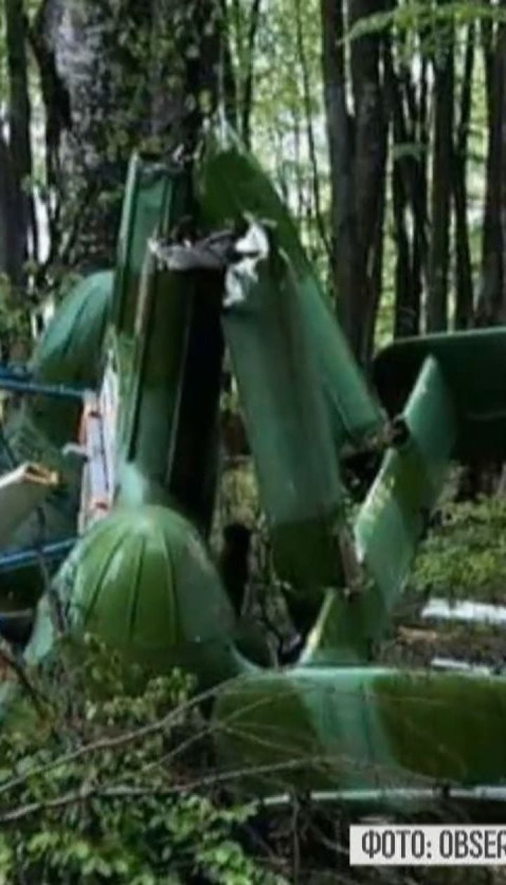 У лісі на українсько-румунському кордоні знайшли розбитий вертоліт
