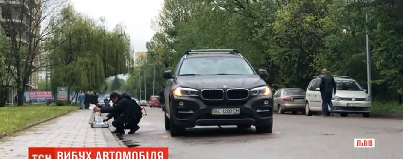 Во Львове пытались взорвать автомобиль местного бизнесмена