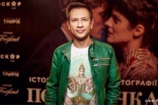 Стильные и довольные: Дмитрий Ступка и Вячеслав Соломка на премьере эротического фильма "Клубничка"
