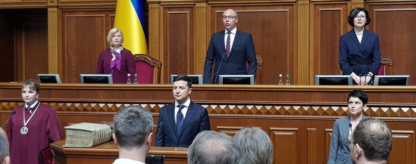 Зеленский назвал своим первым заданием прекращения огне на Донбассе