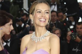 Это провал: Петра Немцова вышла на дорожку в Каннах в мятом платье и с неудачным декольте