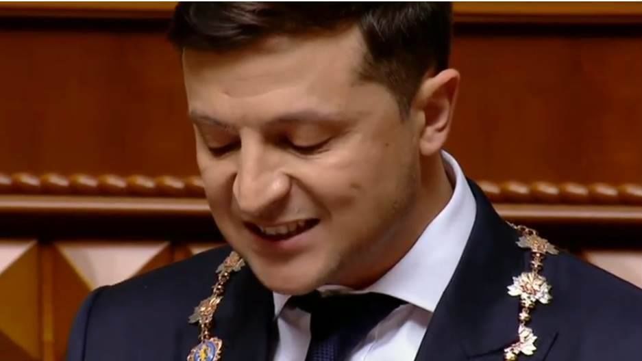 Зеленський, інавгурація, скрін