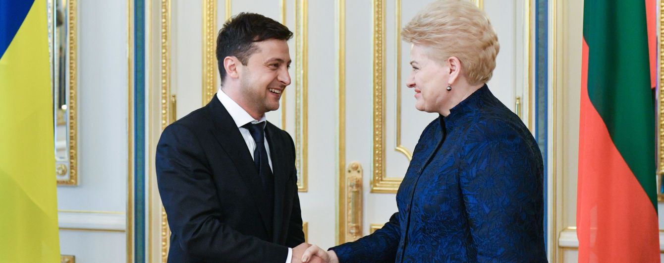 Зеленский принял президентов Литвы, Латвии и Венгрии