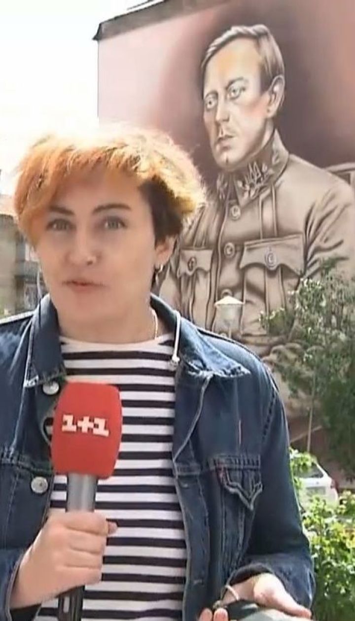 У столиці презентували мурал із зображенням Симона Петлюри