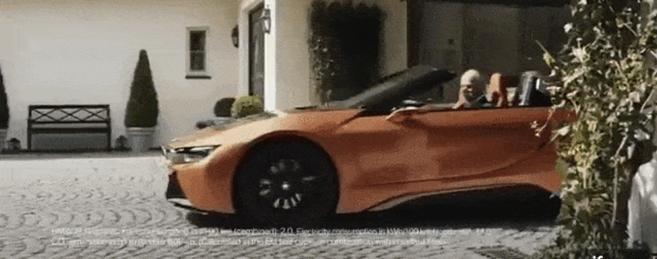 Глава Mercedes сразу после увольнения пересел на BMW i8. Видео