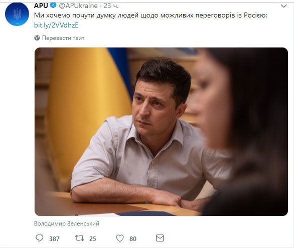 АП, Twitter