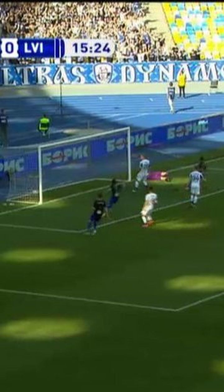 Динамо - Львів - 0:1. Відео голу Альваро