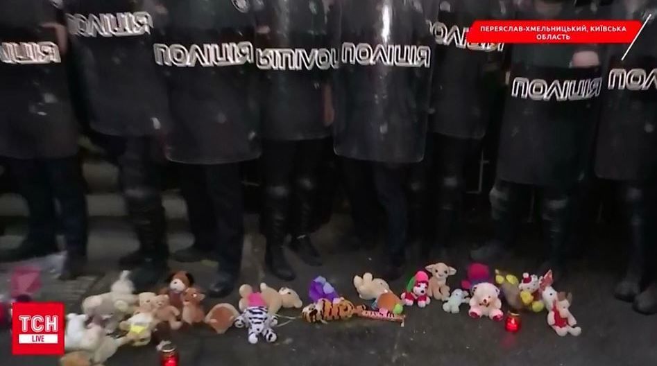 протест після вбивства дитини у Переяславі, Переяслав-Хмельницький