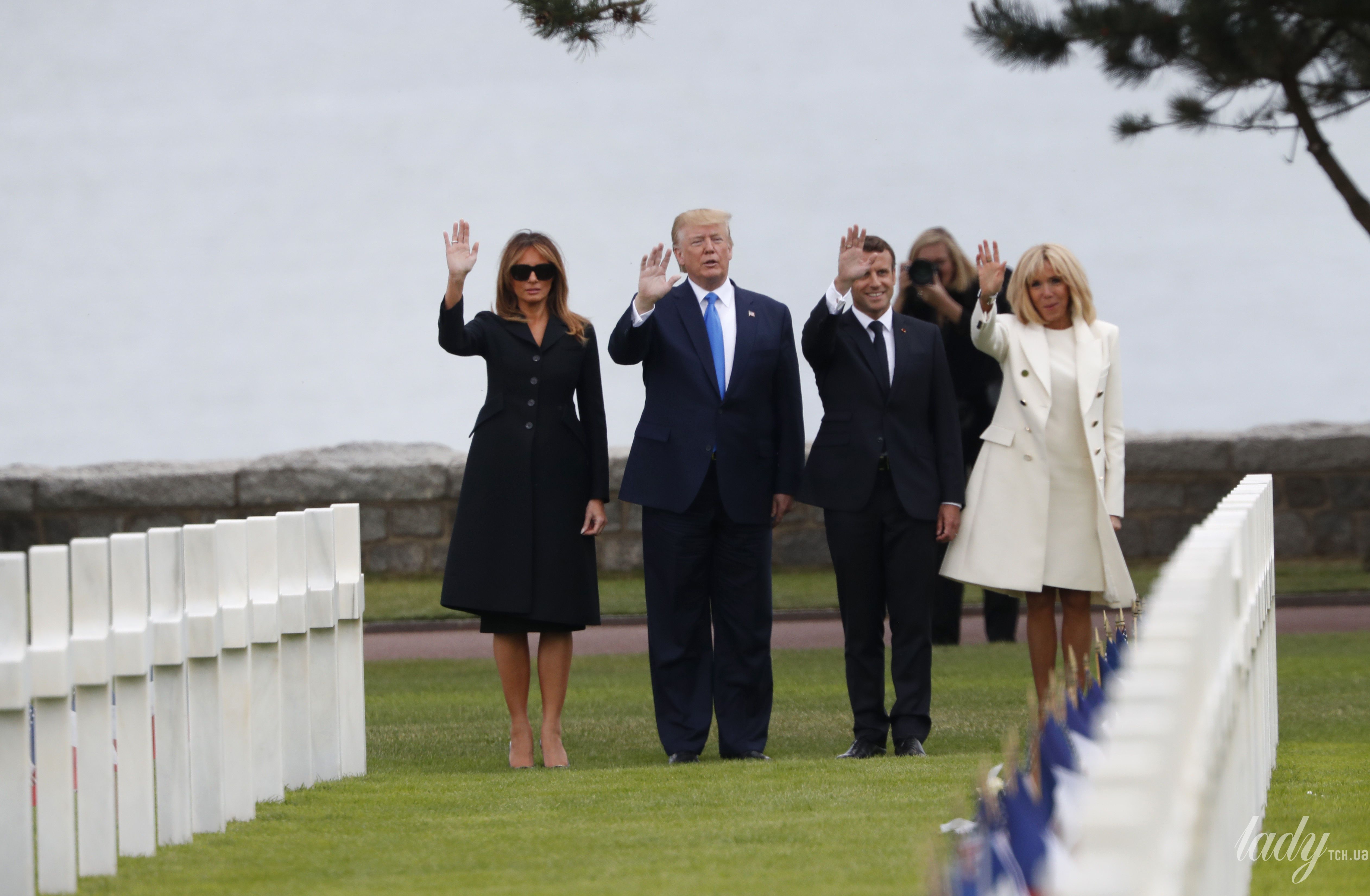 Мелания Трамп и Брижит Макрон_1