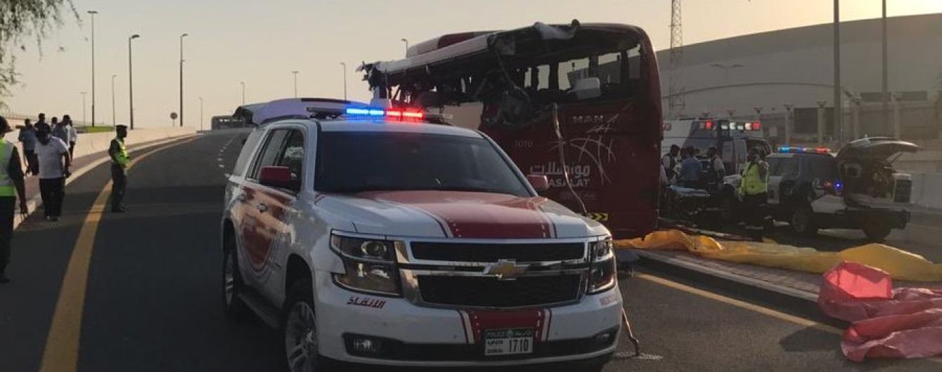 В Дубае в ДТП с туристическим автобусом погибли 17 человек