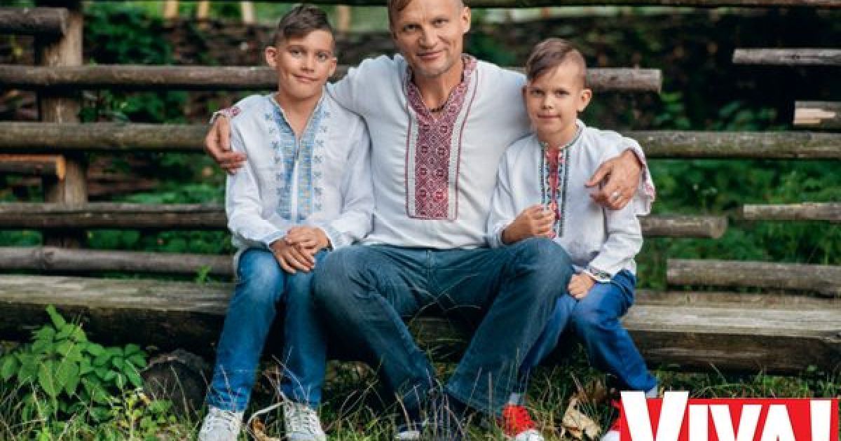 Олег Скрипка похвастался своими сыновьями / © viva.ua