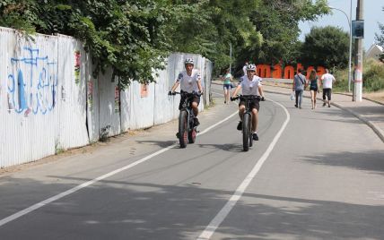 В курортной зоне Одессы появился полицейский велопатруль