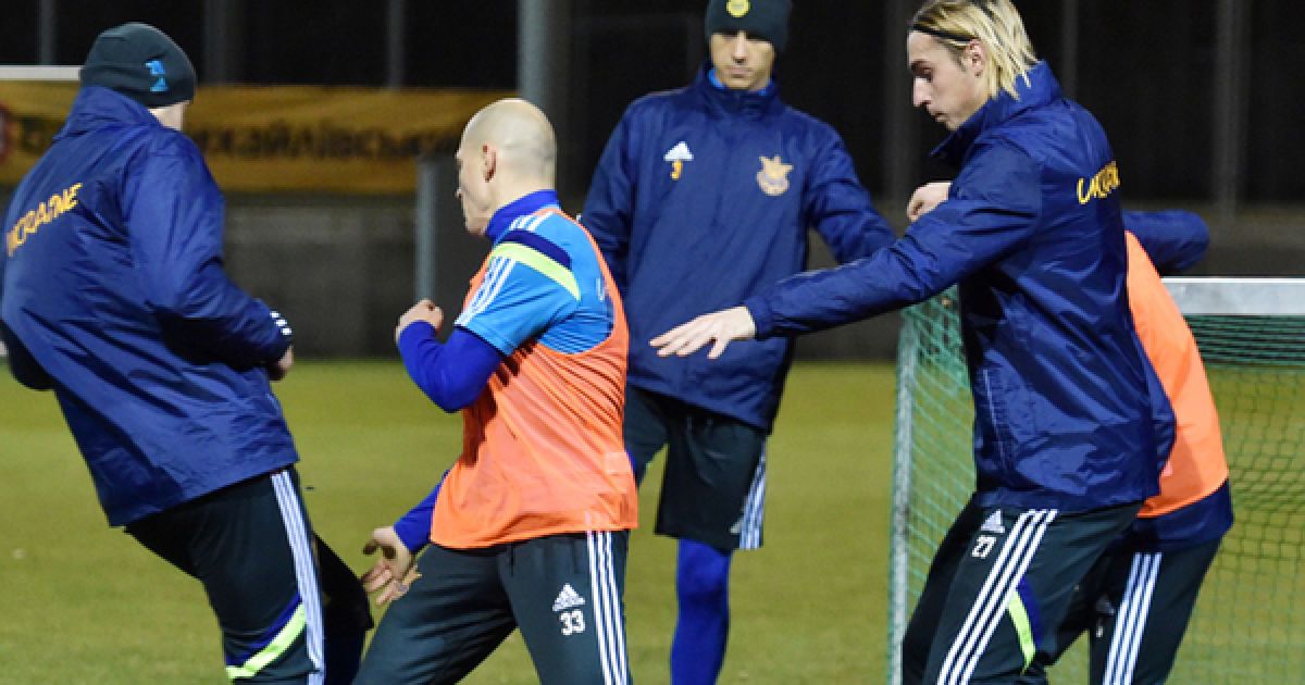 Тренировка сборной перед матчами со словенцами / © ФФУ