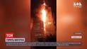 Более половины суток тушат жилую высотку в Южной Корее