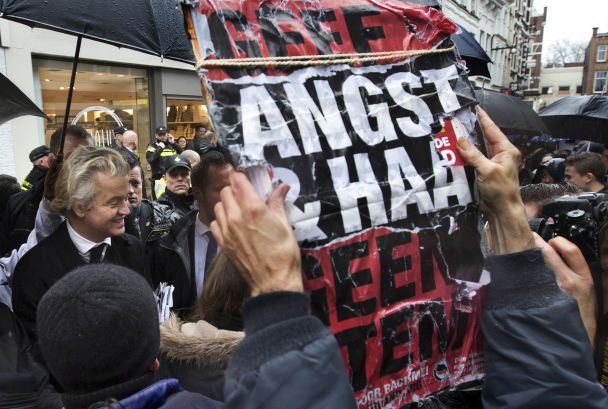 Герт Вілдерс під час передвиборчої кампанії / © Associated Press